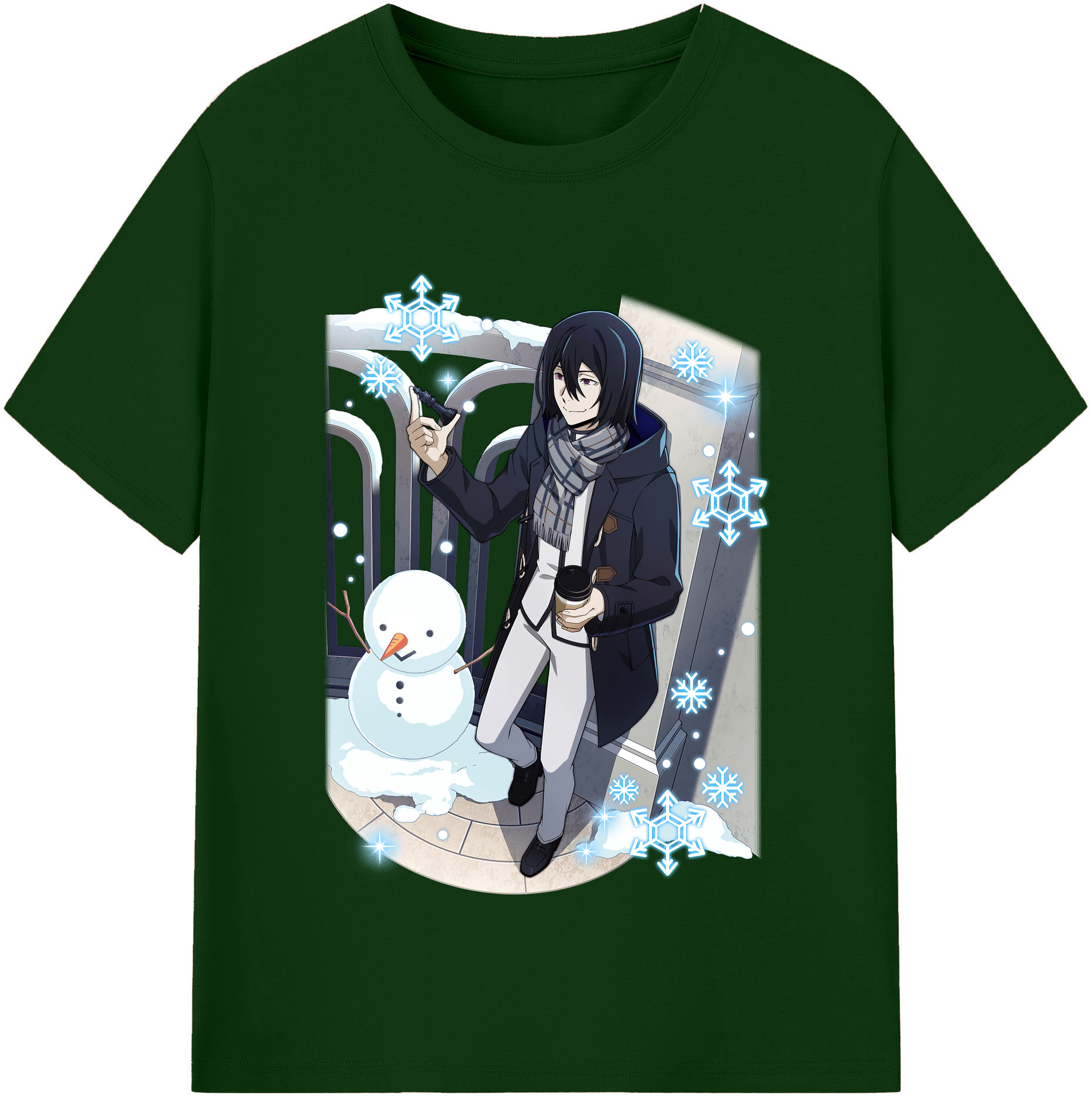 （画像用） 文豪ストレイドッグス Bungo Stray Dogs 綿100％半袖Tシャツ（フロントプリント）